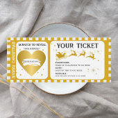 サプライズクリスマススススススクラッチオフ搭乗券 招待状