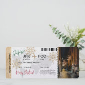 サプライズクリスマスボードパストリップチケット 招待状 (スタンド正面)