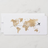 サプライズクリスマスボードパストリップチケット 招待状 (裏面)