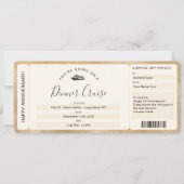 サプライズクーポン 搭乗券 乗船券 クルーズ 夕食 招待状 (正面)