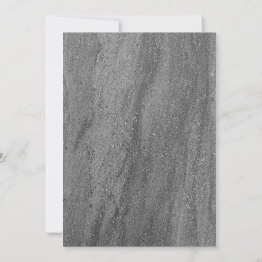 サプライズグラナイト誕生日招待状 招待状 (裏面)