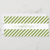 サプライズゴルフトーナメントパーソナライズされたギフトチケット (裏面)