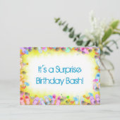 サプライズサマーバースデーパーティー 招待状 (スタンド正面)