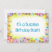 サプライズサマーバースデーパーティー 招待状 (正面)