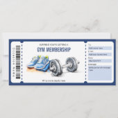 サプライズジム会員証テンプレート 招待状 (正面)