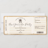 サプライズチケット大晦日パーティー券 招待状 (正面)