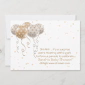 サプライズドライブスルーベビーシャワーパレード2 招待状 (裏面)