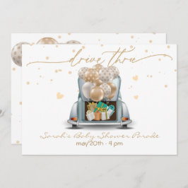 サプライズドライブスルーベビーシャワーパレード2 招待状