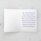 サプライズバケーショングリーティングカード カード (内部)