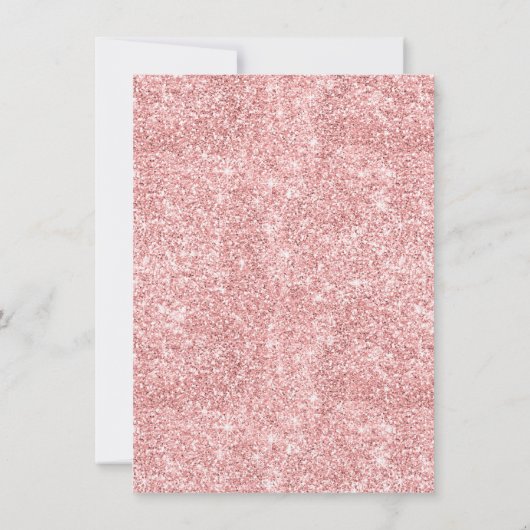 サプライズバラ金ゴールドグリッター40歳の誕生日パーティー 招待状 (裏面)