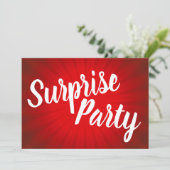 サプライズバースデーパーティレッド日が差すこと 招待状 (スタンド正面)