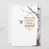 サプライズバースデーパーティーかわいい動物招待状 招待状 (裏面)