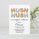 サプライズバースデーパーティーハッシュハッシュメタル 招待状 (スタンド正面)