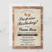 サプライズバースデーパーティー応援ビアーズ招待状 招待状 (正面)