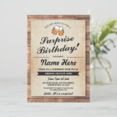 サプライズバースデーパーティー応援ビアーズ招待状 招待状 (スタンド正面)