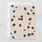 サプライズバースデーパーティー 大人 コーヒーブランチ 招待状 (裏面)