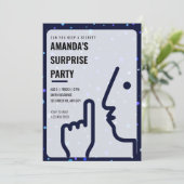 サプライズバースデーパーティー, 大人, 現代的 招待状 (スタンド正面)