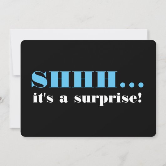 サプライズバースデーパーティー 招待状 (正面)