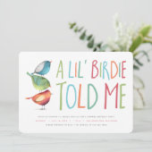 サプライズバーディー誕生日パーティーの招待 招待状 (スタンド正面)