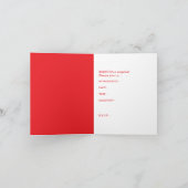 サプライズパーティの招待状 招待状 (内部)