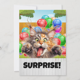 サプライズパーティの招待状 招待状