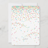 サプライズパーティの招待状 招待状 (裏面)