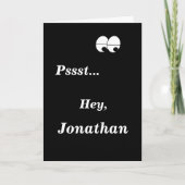 サプライズパーティーおもしろい誕生日挨拶 カード (正面)