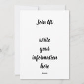 サプライズパーティーのご招待 ***サプライズ*** シーズンカード (裏面)