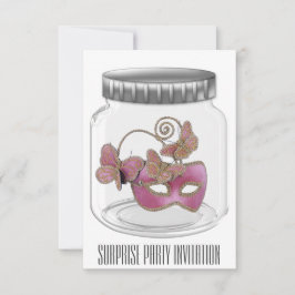 サプライズパーティーのご招待 招待状