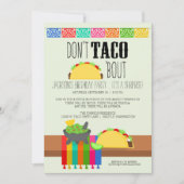 サプライズパーティーの招待状 Taco 'Bout 招待状 (正面)