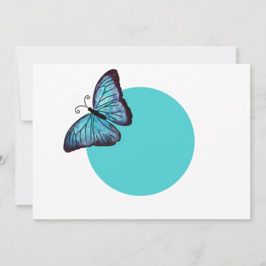 サプライズパーティーの日程を保存しよう 招待状 (裏面)