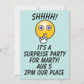 サプライズパーティーカスタム招待状 招待状 (正面)