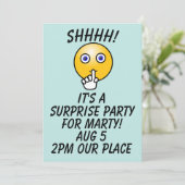 サプライズパーティーカスタム招待状 招待状 (スタンド正面)