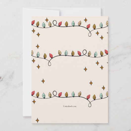 サプライズパーティーサンタ招待状 招待状 (裏面)