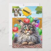 サプライズパーティー招待状 招待状 (正面)