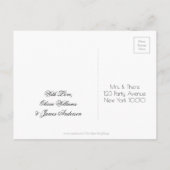 サプライズパーティー招待状 貼っておいて 黒板 案内ポストカード (裏面)