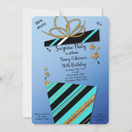 サプライズパーティー誕生日招待状 招待状