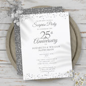 サプライズパーティー25周年記念シルバーハート 案内ポストカード