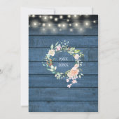 サプライズパーティー50周年記念素朴フローラ 招待状 (裏面)