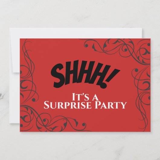 サプライズパーティー75誕生日75とセンセーショナル 招待状 (裏面)