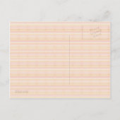 サプライズパーティー – レッツ祝ー!ブルーヒューズ インビテーションポストカード (裏面)