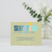 サプライズパーティー – レッツ祝ー!ブルーヒューズ インビテーションポストカード (スタンド正面)