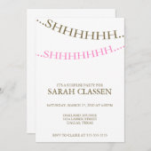 サプライズパーティー 招待状 (正面/裏面)