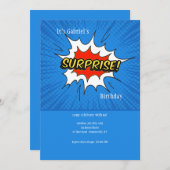 サプライズパーティー 招待状 (正面/裏面)