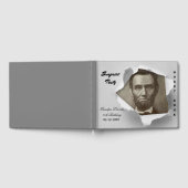 サプライズパーティーAbraham Lincolnあなたのテキスト写真を追加 ゲストブック (全面)