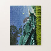 サプライズビジター – かわいい猫の頭|過去記事 ジグソーパズル (縦)