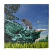 サプライズビジター – かわいい猫の頭|過去記事 タイル (正面)