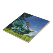 サプライズビジター – かわいい猫の頭|過去記事 タイル (側面)