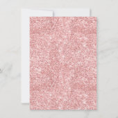 サプライズフォーティバラ金ゴールド40歳の誕生日 招待状 (裏面)