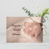 サプライズブライダルシャワーパーティの招待状 招待状 (スタンド正面)